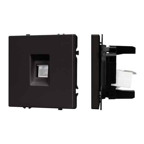 Механизм компьютерной розетки SCT-NOBE-MPC1-SFPL-BK (RJ-45, CAT6) (Arlight, -)