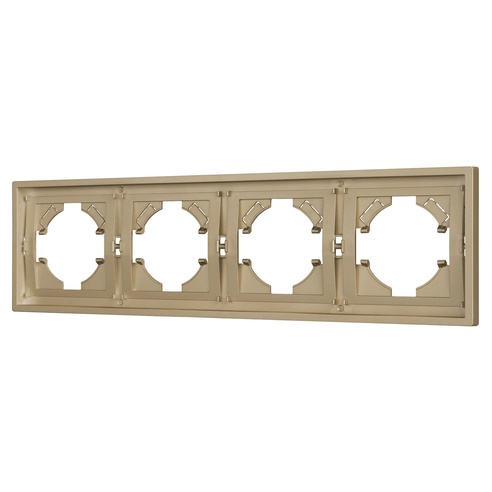 Рамка пластиковая FRM-TENDO-SFPL-4-GD (Arlight, -)