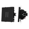 Механизм выключателя двухклавишный непроходной LED SWT-NOBE-MK02-SFPL-L-BK (230V, 10A) (Arlight, -)