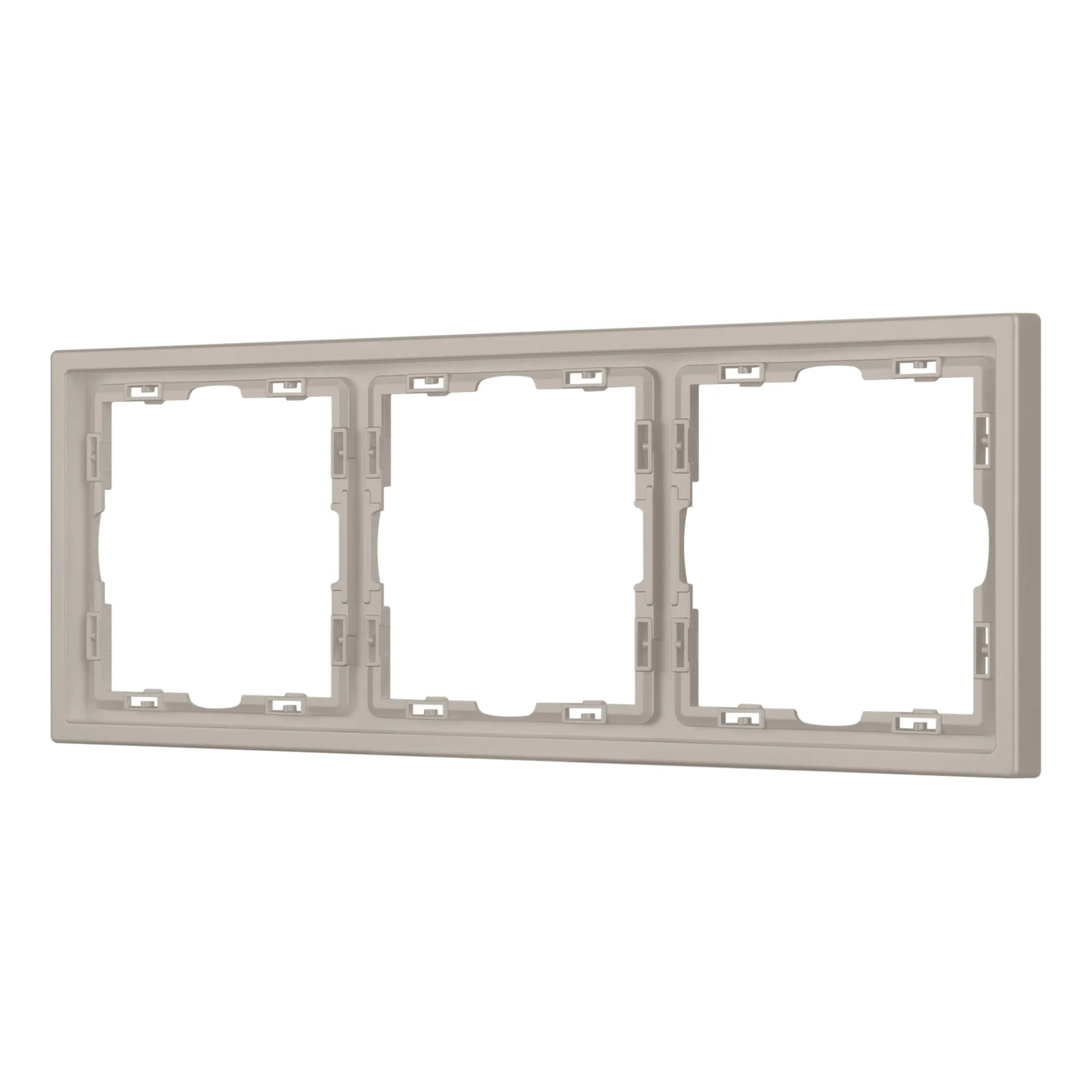 Рамка пластиковая FRM-NOBE-SFPL-3-CA (Arlight, Кашемир)