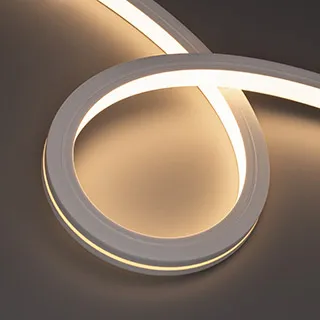 Лента герметичная MOONLIGHT-TOP-X280-20x20mm 24V Warm3000 (10 W/m, IP67, 0,5m, wire x1) (Arlight, Образец)