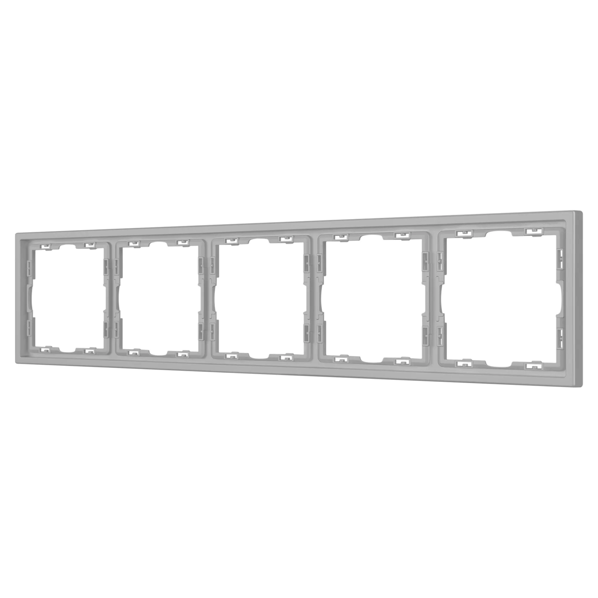 Рамка пластиковая FRM-NOBE-SFPL-5-IS (Arlight, Никель)