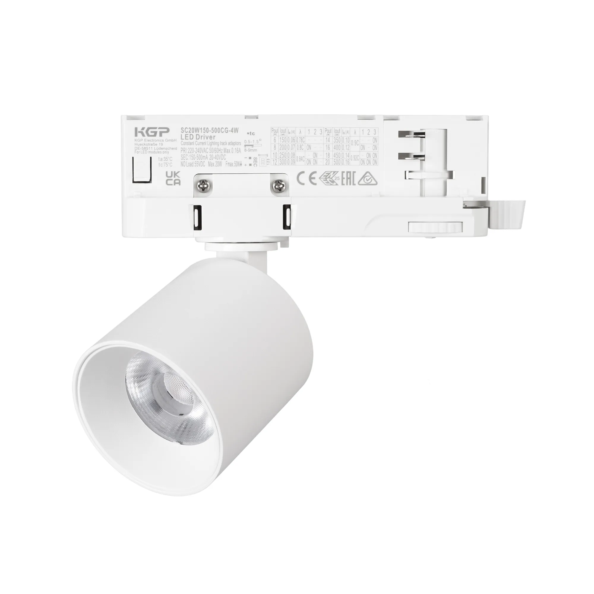 Светильник LGD-DYKE-4TR-R60-8W Day4000 (WH, 20 deg, 230V, TRIAC) (Arlight, IP20 Металл, 5 лет) - изображение товара