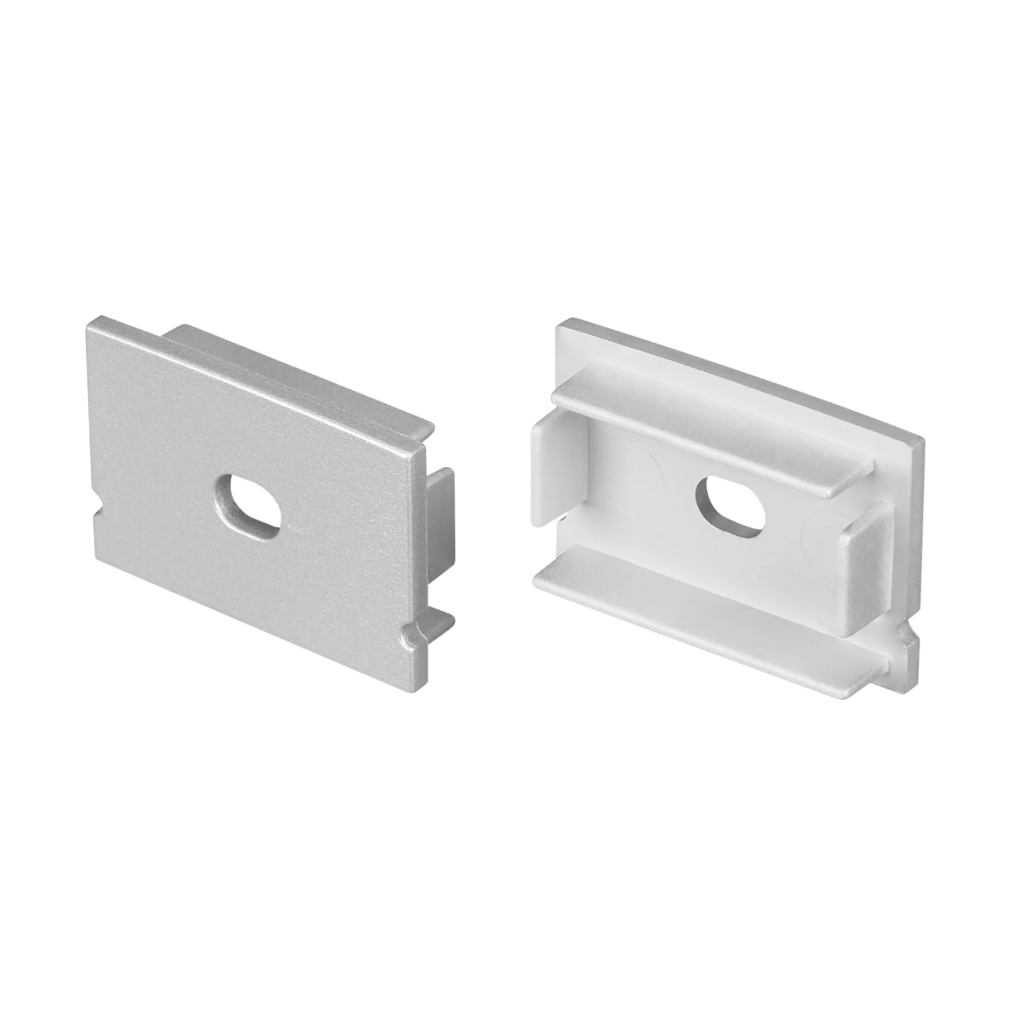 Заглушка LINE-3020 SILVER с отверстием (Arlight, Пластик) - изображение товара