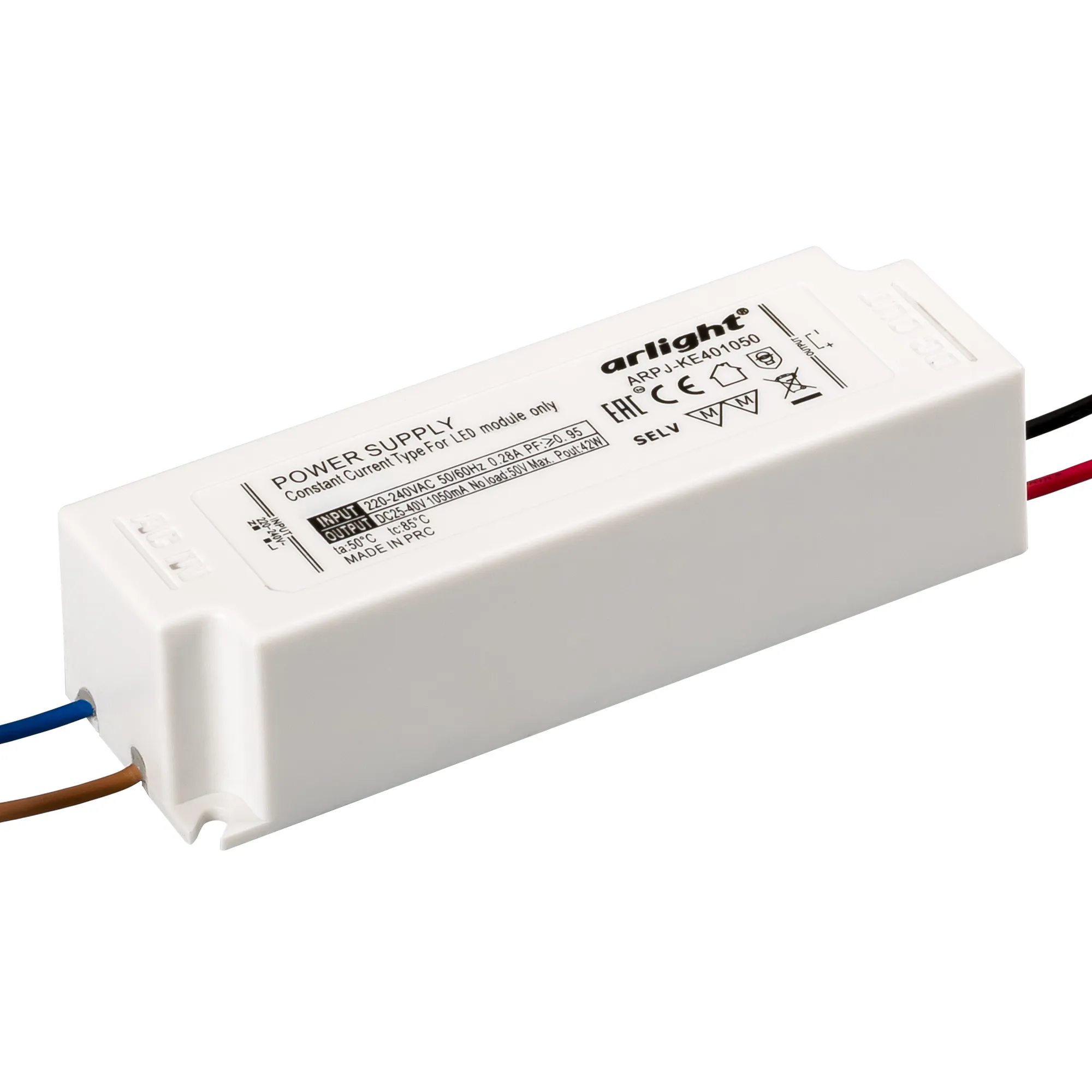 Блок питания ARPJ-KE421400 (60W, 1400mA, PFC) (Arlight, Пластик)