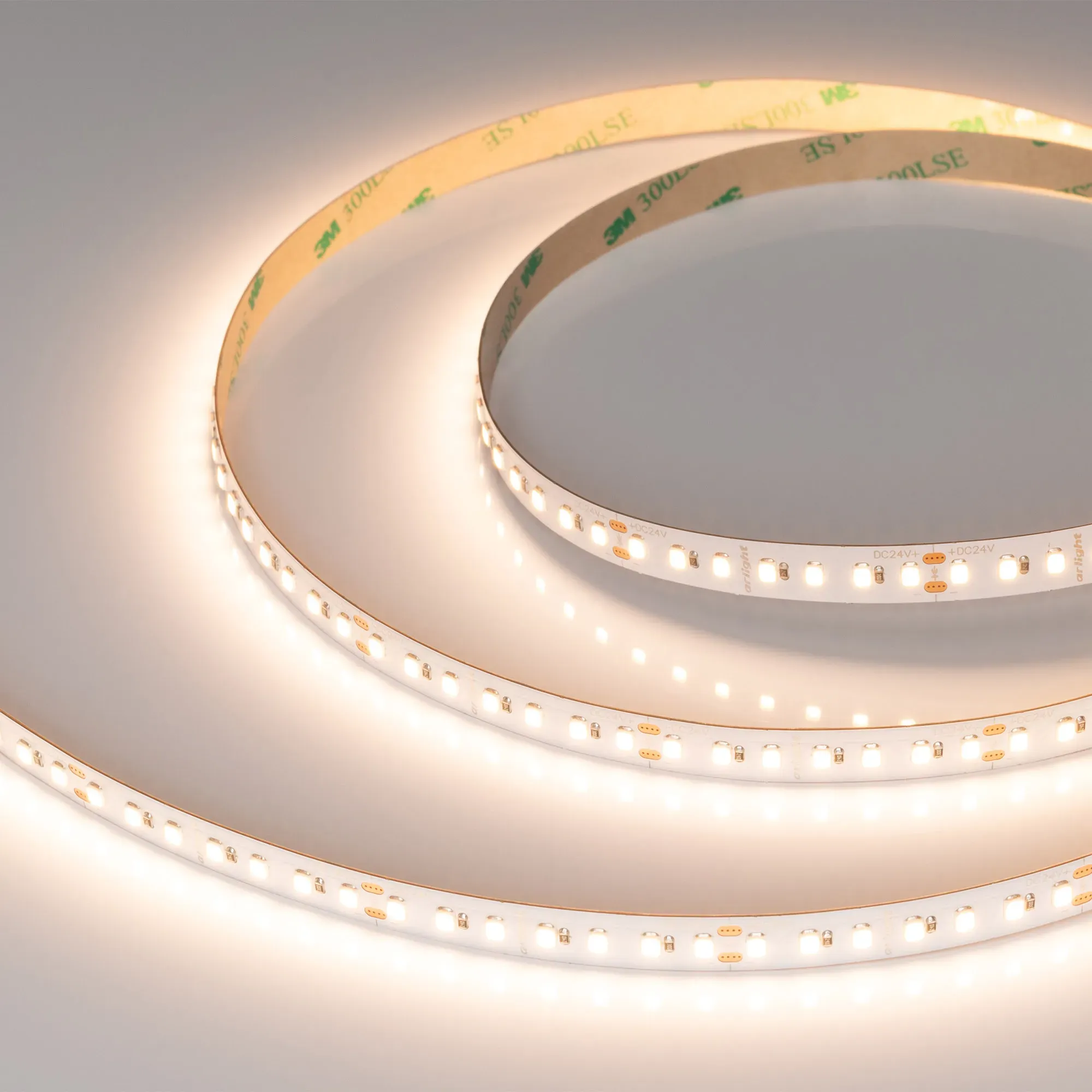 Лента светодиодная RT-A140-10mm 24V Warm3000 SUN (20 W/m, IP20, 2835, 5m) (Arlight, -) - изображение товара